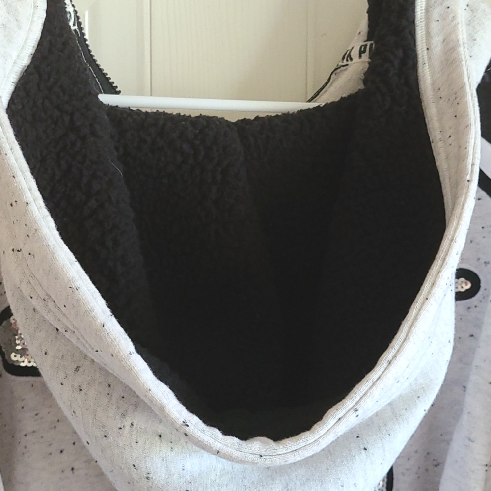 ⭐VS PINK BLING SHERPA HALF-ZIP HOODIE⭐ - Picture 12 of 12